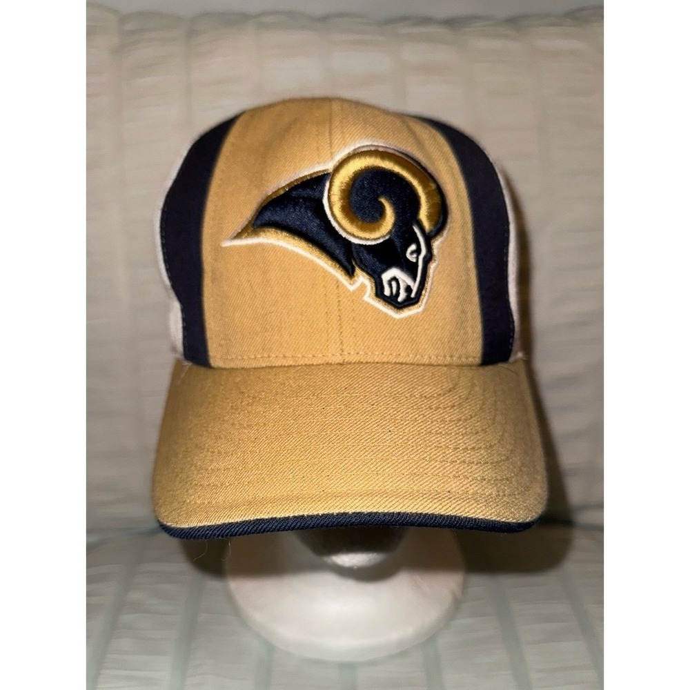 Vintage Y2K NFL Reebok Los Angeles Rams Fitted Hat Size Mens 7 1/2